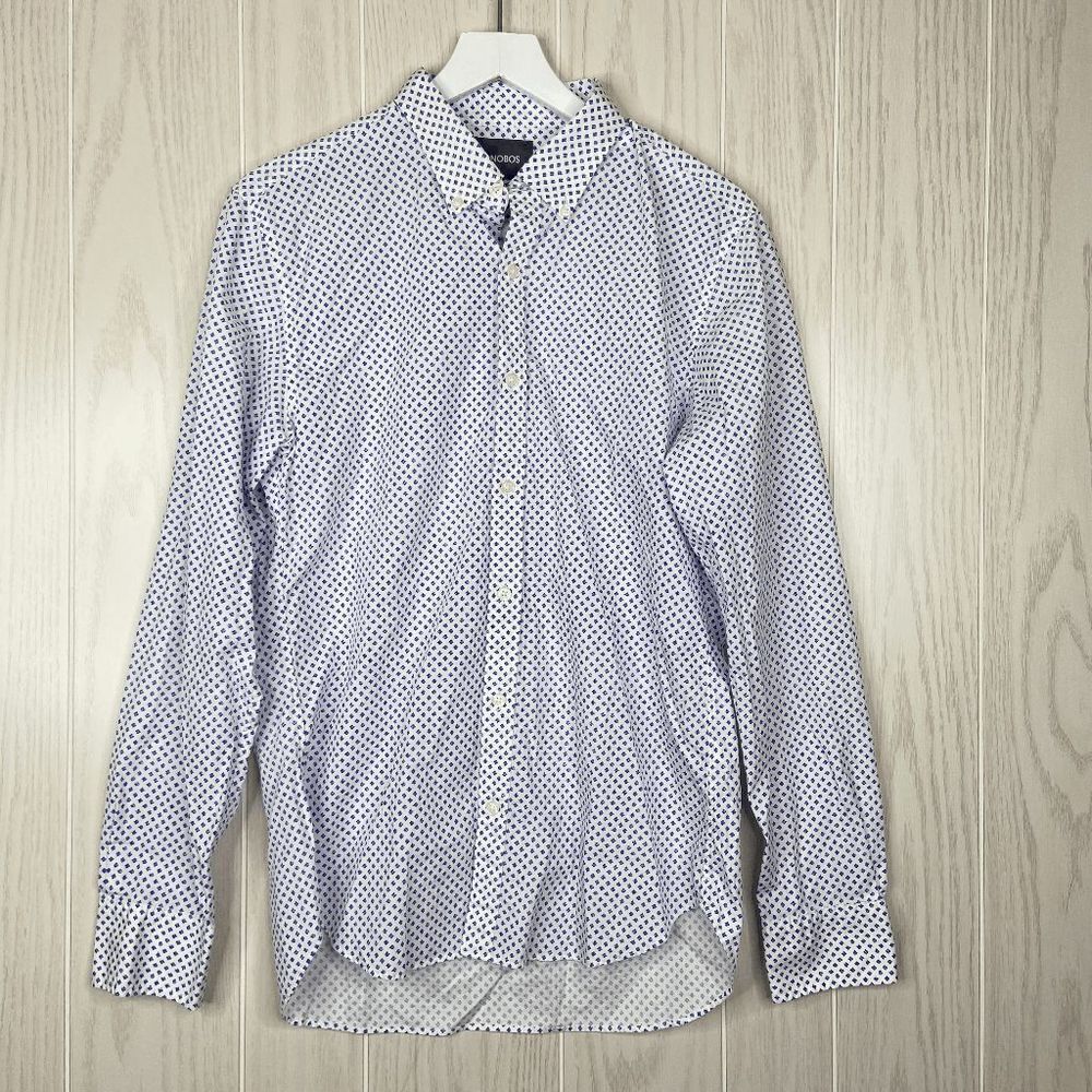 Bonobos Button-Down Shirt Slim Fit Cotton Casual Men's Size Medium 100% Cotton